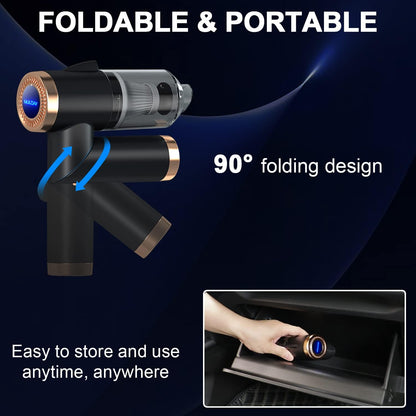 Handheld Vacuum & Air Duster - Compact, Durable & Precise Performance