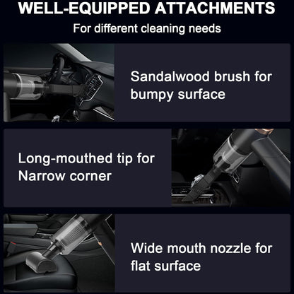 Handheld Vacuum & Air Duster - Compact, Durable & Precise Performance