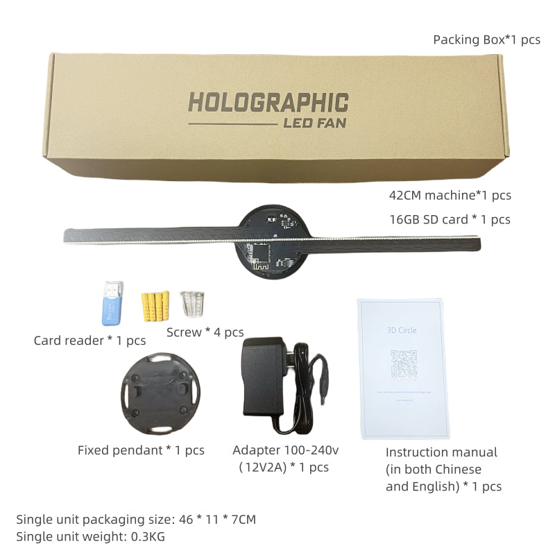 Holographic Projector 3D - Portable Hologram Display Device