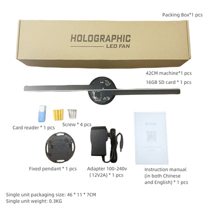 Portable 3D Hologram Display – Stunning Visuals & Multi-Functional