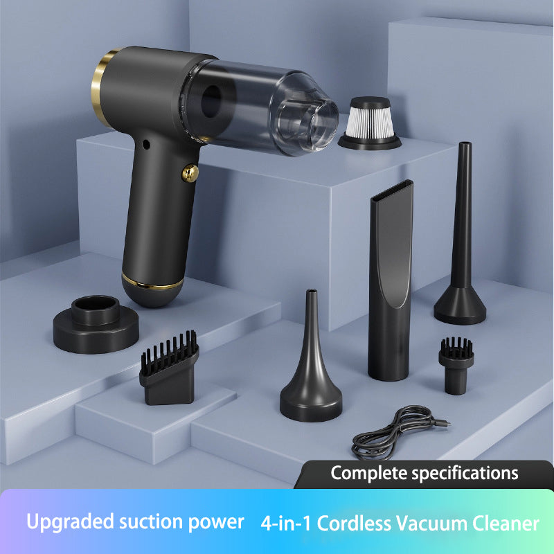 High-Power Handheld Vacuum & Air Duster – Multi-Nozzle Cleaner for Cars, Home, Office & Pets