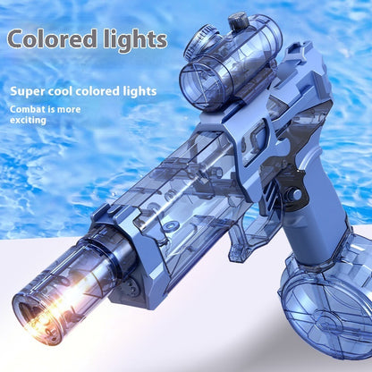 Battery-Powered LED Water Gun – Long-Range Fun & Rechargeable