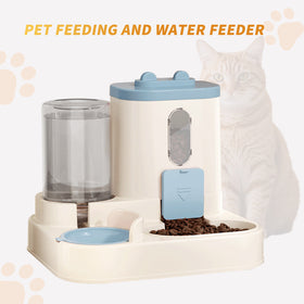 Automatic Cat Feeder 2-in-1 – Convenient, Safe & Easy Pet Feeding