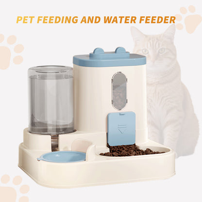 Automatic Cat Feeder 2-in-1 – Convenient, Safe & Easy Pet Feeding