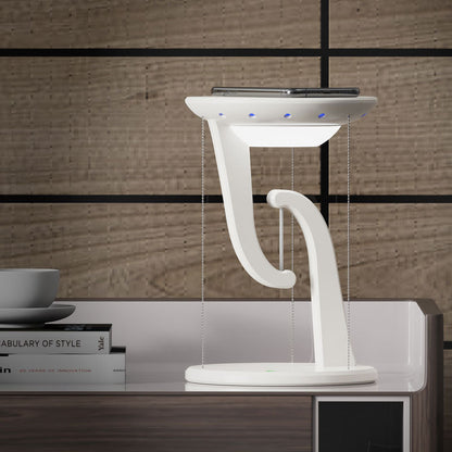 Floating Magnetic Wireless Charger Lamp – Sleek, Modern & Functional