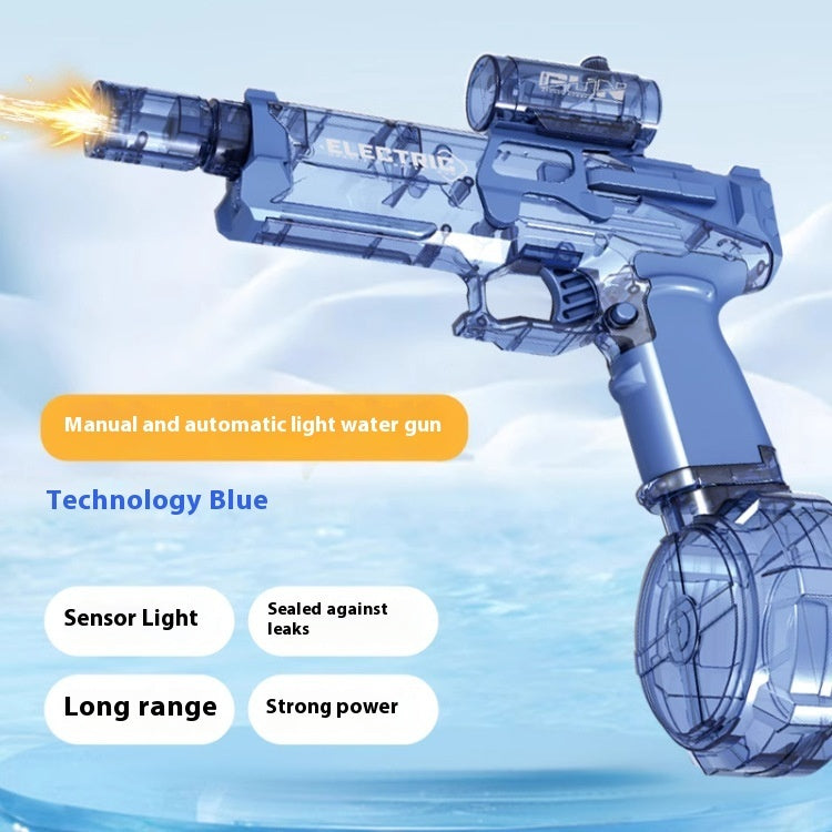 Automatic Light Water Gun - LED Electric Water Blaster for Kids & Adults