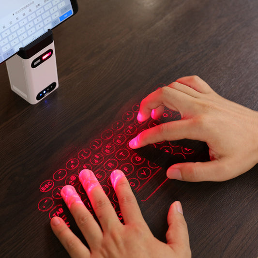 Virtual Keyboard Phone - Laser Projection Bluetooth Keyboard