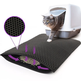 Kitty Cat Litter Mat – Waterproof, Double-Layer & Odor-Free
