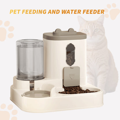 Automatic Cat Feeder 2-in-1 – Convenient, Safe & Easy Pet Feeding