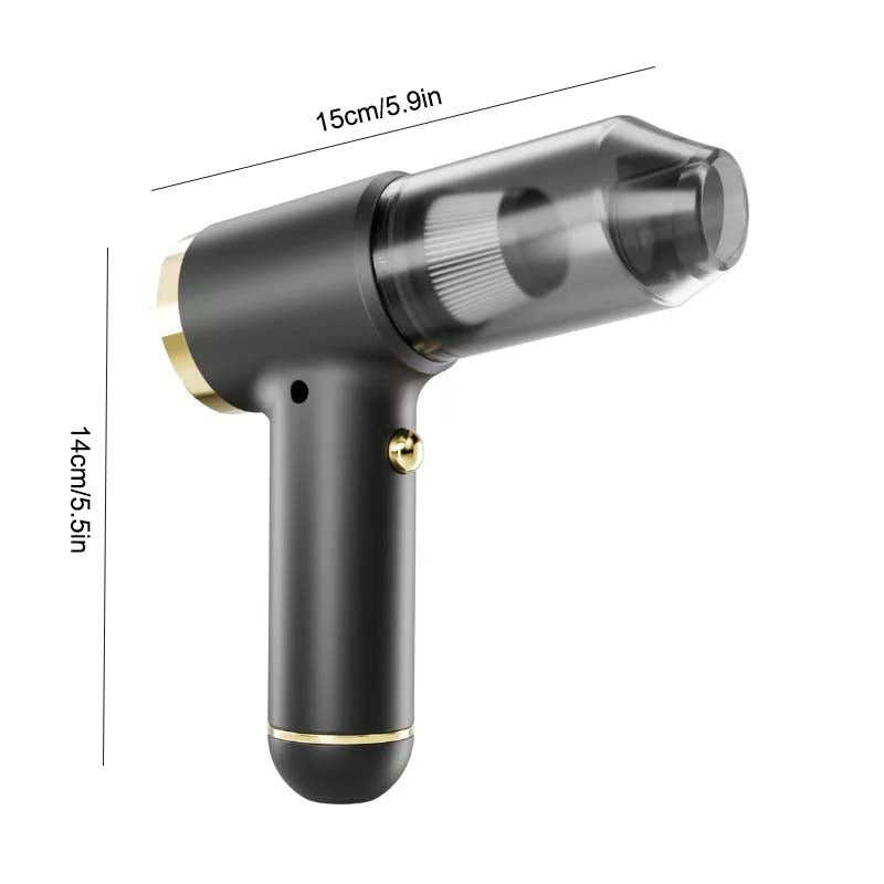 High-Power Handheld Vacuum & Air Duster – Multi-Nozzle Cleaner for Cars, Home, Office & Pets