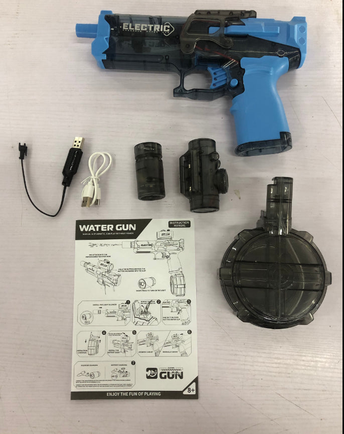 Automatic Light Water Gun - LED Electric Water Blaster for Kids & Adults