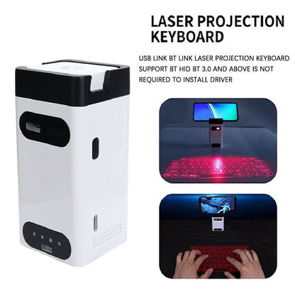 Portable Laser Projection Keyboard – Wireless, Compact & Backlit