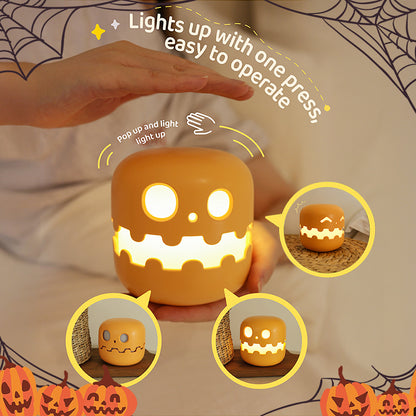 Halloween Pumpkin – Cute, Soft & Portable Ambient Lamp