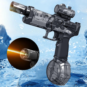 Battery-Powered LED Water Gun – Long-Range Fun & Rechargeable