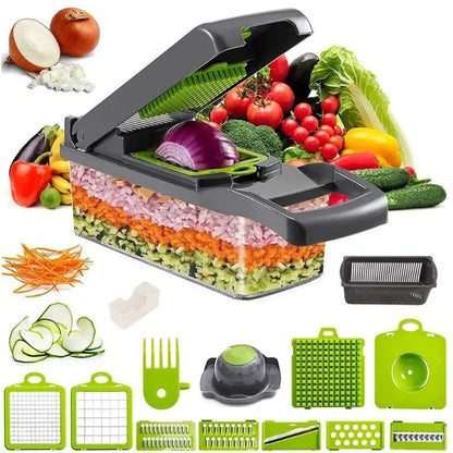 15-in-1 Vegetable Chopper – Cook Fast, Mess-Free & Save Time